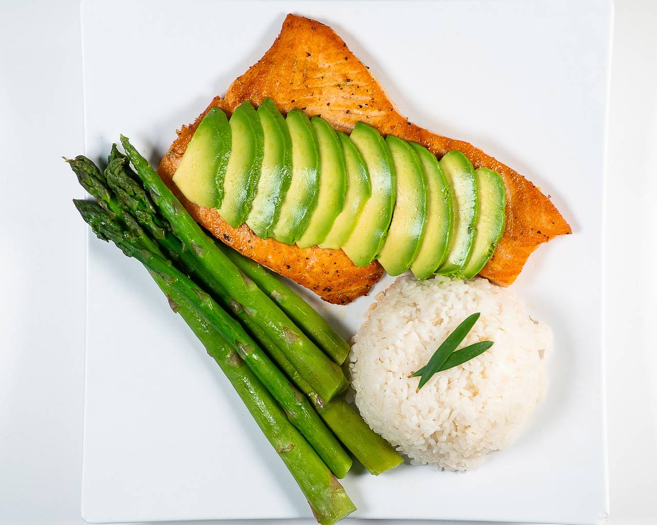 Salmon Avocado Plate
