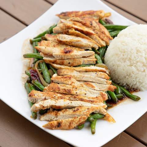 Chicken Spicy Green Beans