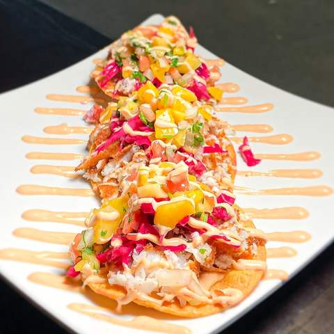 Mango Fish Tostadas